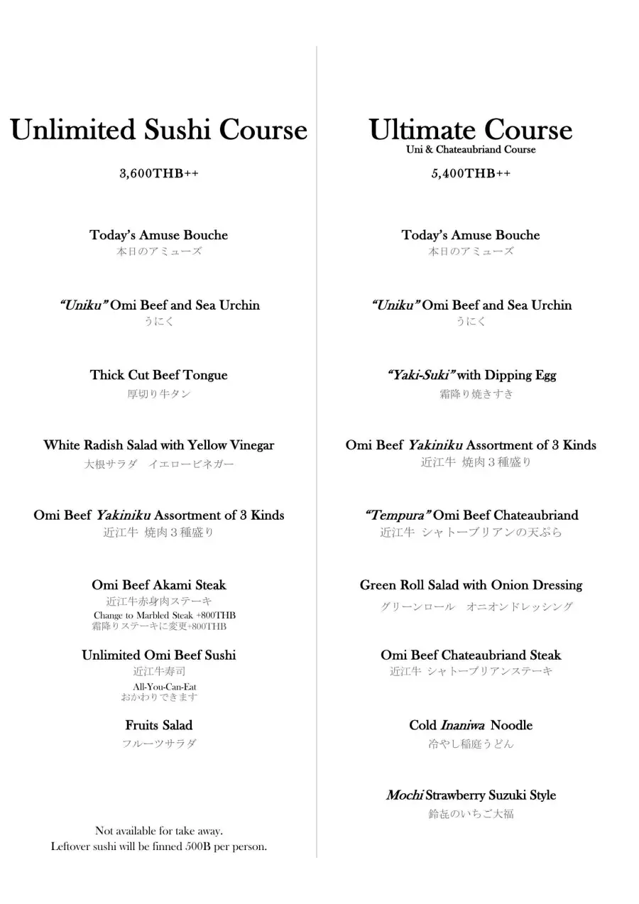 Menu page 3